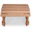 Summer Cedar Wooden slat bench on a white background, available at Summer Cedar. summercedar.com