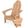 Summer Cedar A Summer Cedar wooden Adirondack chair isolated on a white background. summercedar.com