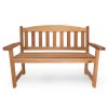 Summer Cedar Classic Summer Cedar wooden park bench isolated on a white background. summercedar.com