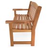 Summer Cedar A sturdy cedar wooden chair with a slatted back and seat, designed with clean lines and right angles, isolated on a white background. summercedar.com