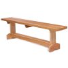 Summer Cedar A Three Piece Picnic Market Table (8 person) with a plank top and sturdy legs, designed for indoor or outdoor seating, perfect for enjoying the summer from Summer Cedar. summercedar.com