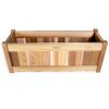 Summer Cedar Summer Three Piece Planter Set with Trellis Screen on a white background. summercedar.com