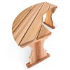 Summer Cedar Elegantly crafted wooden lectern with a slanted top, designed for holding books or speeches, isolated on a white background, exclusively available at Summer Cedar. summercedar.com