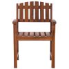 Summer Cedar Wooden chair with vertical slats on the backrest and seat, isolated on a white background, available at Summer Cedar. summercedar.com