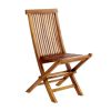 Summer Cedar Wooden folding chair isolated on a white background, available at summercedar.com. summercedar.com